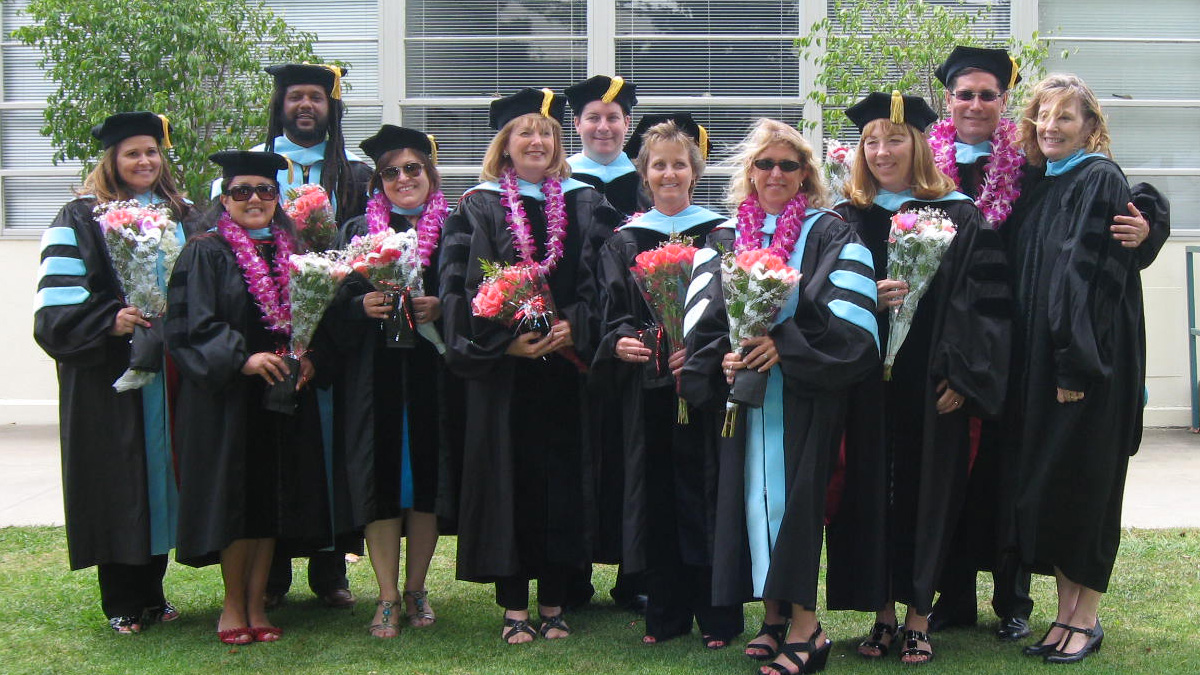 The first cohort of Pre-K education leadership Ed.D. students, 2007.