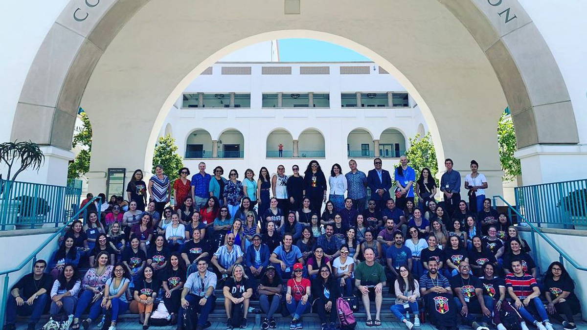 More than 100 future bilingual teachers gather at our new student orientation in 2019. 