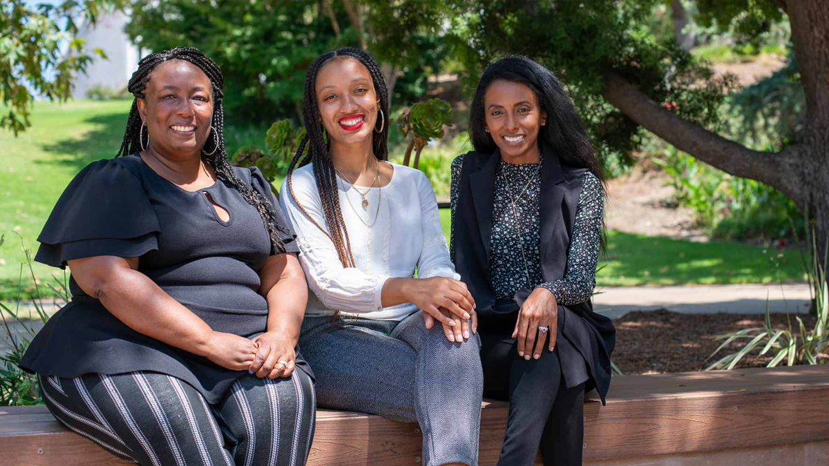 The Leadership Team from one of CABWARE's initiatives: the San Diego Community Connections for Black Mental Wellness (CCBMW)