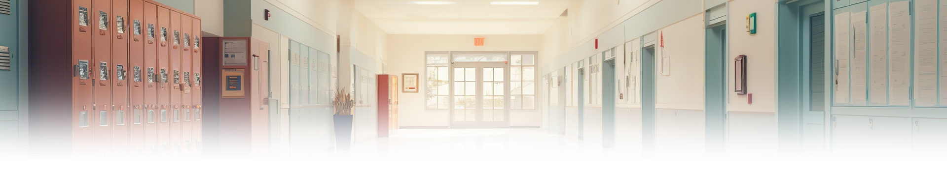 high school hallway