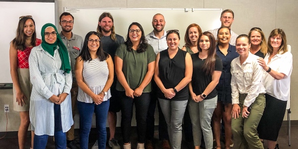 Department of Counseling and School Psychology faculty, grad students and partners.