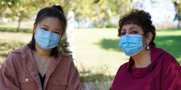 Yuting Qiao and Dr. Griselda Palma.