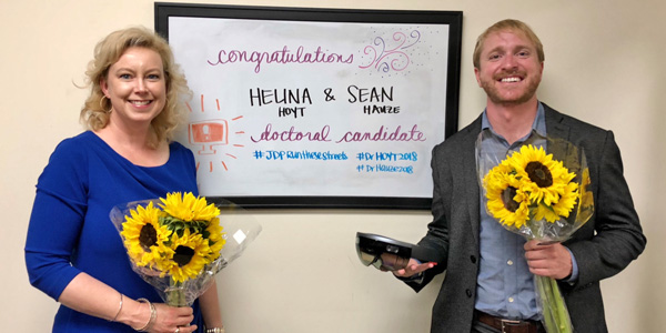 Dr. Helina Hoyt and Dr. Sean Hauze