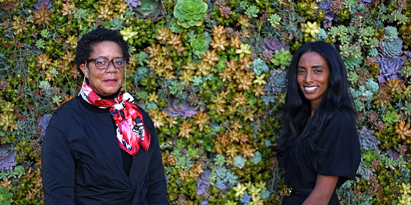 Drs. Estella Chizhik and Sesen Negash. Photo/illustration by Ian Ordonio and Manny Uribe.