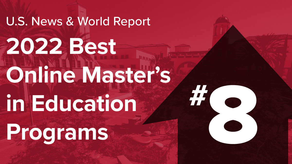 No. 8 ranking in the 2022 Best Online Programs