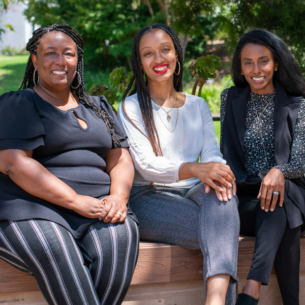 The CCBMW leadership team from left: Candea Mosley, Myra Hollis and Sesen Negash.