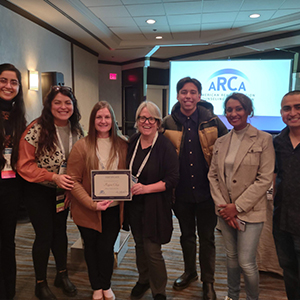 Regina Choy with classmates and faculty in Toronto