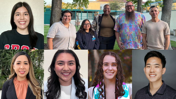 A collage of several students.