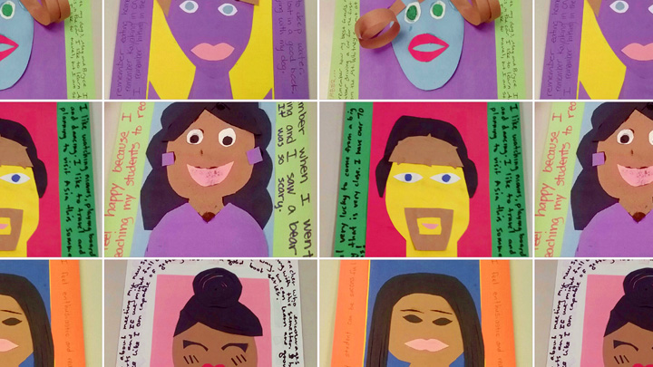 student art projects made with construction paper