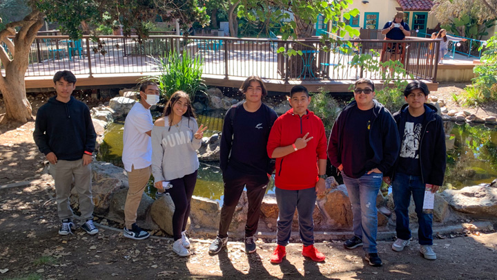 Upward Bound students